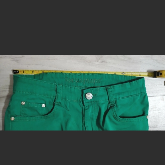 Focus Jeans Denim stretch Men's Green Skinny 29 - Picture 6 of 9